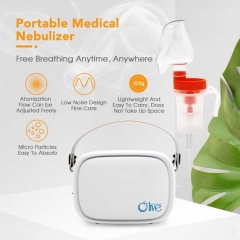 Máquina de nebulizador ultrasónico de aire médico portátil recargable
