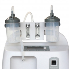 Aceituna 10L (OLV-10S) - Para 2 personas Uso en el mismo tiempo Concentrador de oxígeno de 10L de uso doble de flujo doble de grado médico