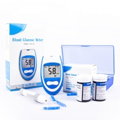 Kits de prueba de diabetes de alta precisión Kit de prueba de azúcar en sangre Probador de diabetes Kits de reactivos de prueba de diabetes