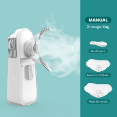 Nueva máquina nebulizadora inhaladora de actualización Mini Nebulizador portátil recargable de mano